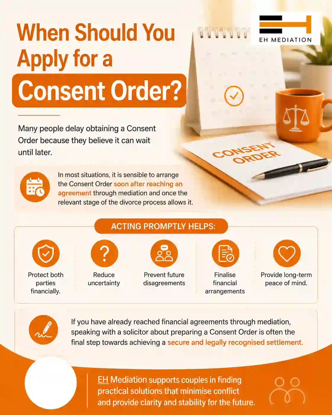 When Should You Apply for a Consent Order City of London?